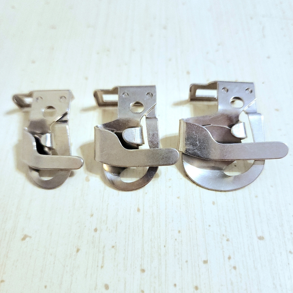 Vintage Greist Rolled Hem Presser Foot Sewing Machine Attachments Set Of 3 Asst
